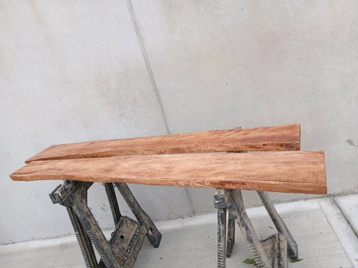 Live edge and straight cut shelves - Image 2