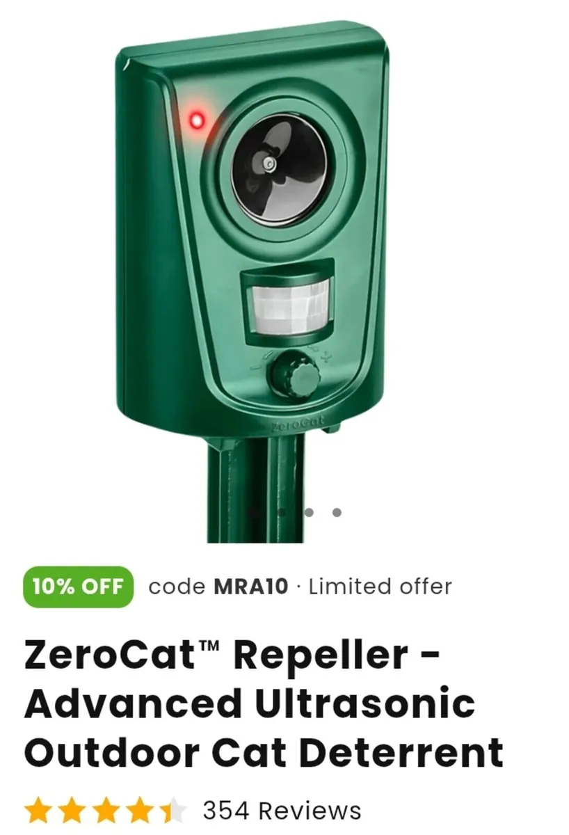 Cat Deterrent Sonic Noise Emitter - Image 2