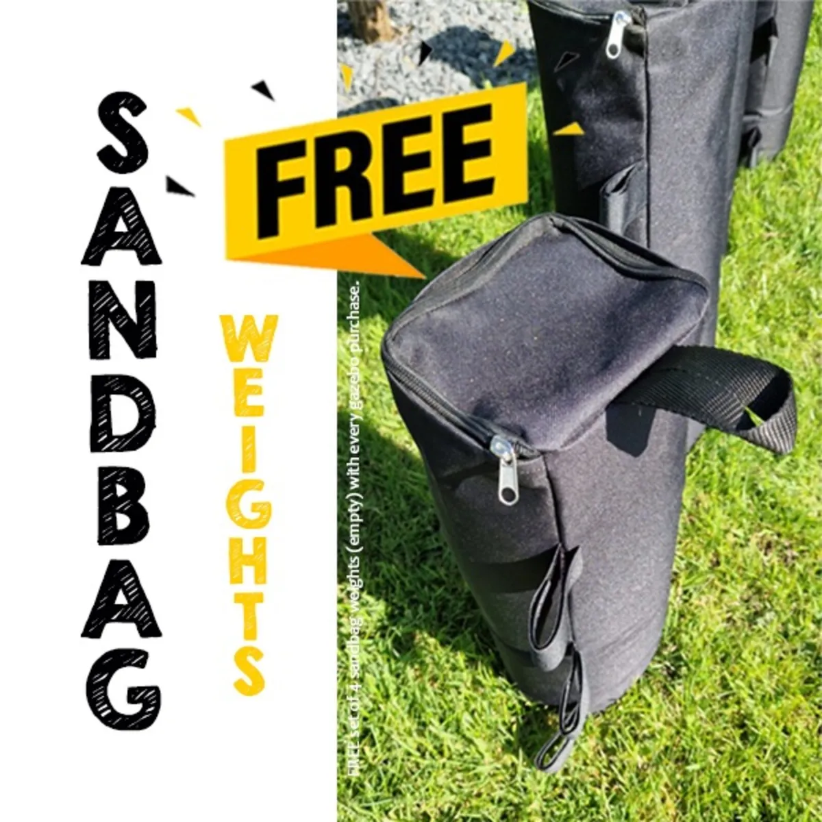 OCTOBER SPECIAL set of 4 sandbag weights FREE* - Image 2