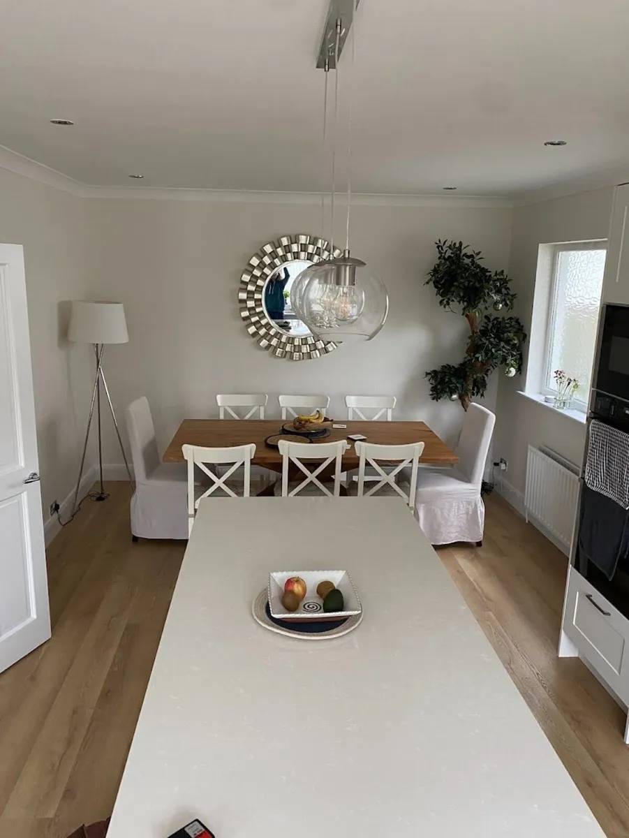 Solid Wood - Oak Dining Table - Image 1