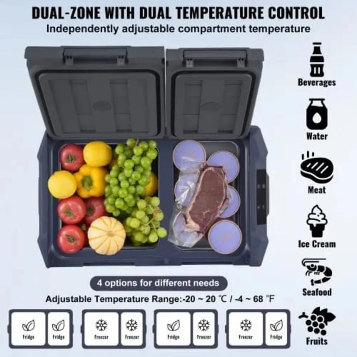 Car Refrigerator, 12 Volt Car Refrigerator Fridge, - Image 2