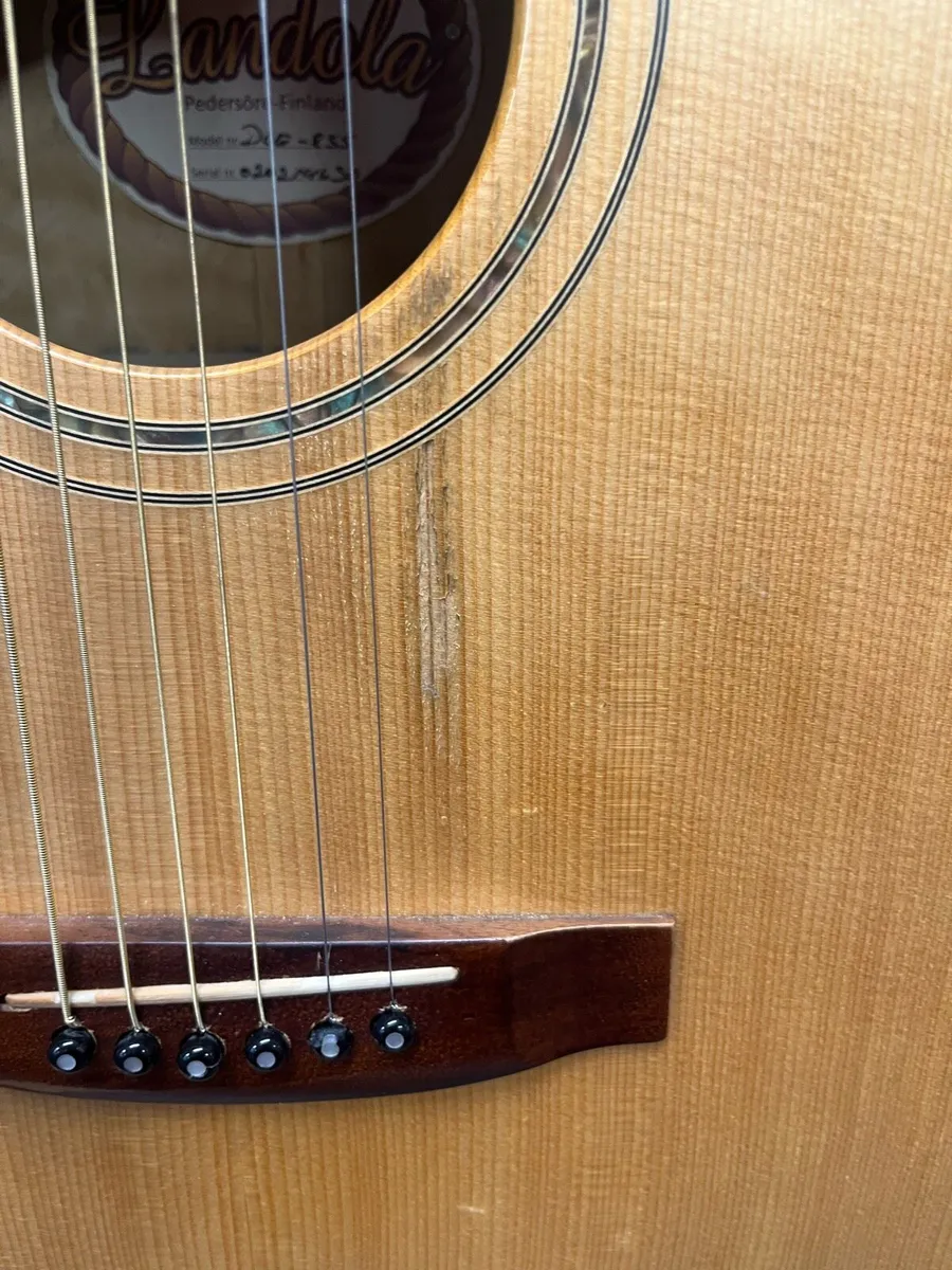 Landola Semi Acoustic Guitar - Image 4