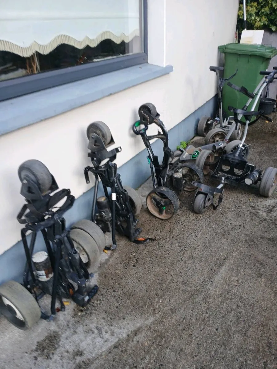 Golf Trolley  for sale a selection  no battery - Image 2
