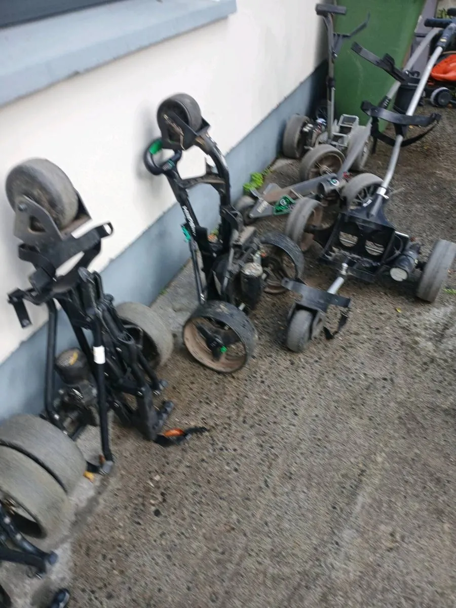 Golf Trolley  for sale a selection  no battery - Image 4
