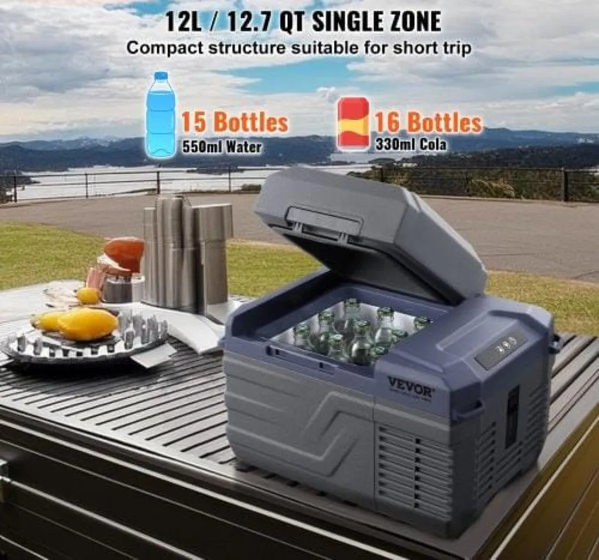 Car Refrigerator, 12 Volt Car Refrigerator Fridge, - Image 2