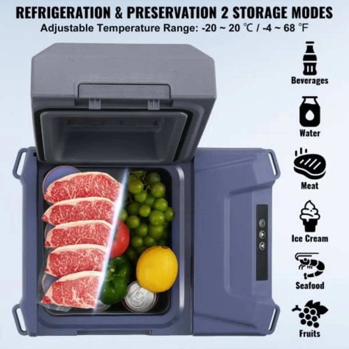 Car Refrigerator, 12 Volt Car Refrigerator Fridge, - Image 4