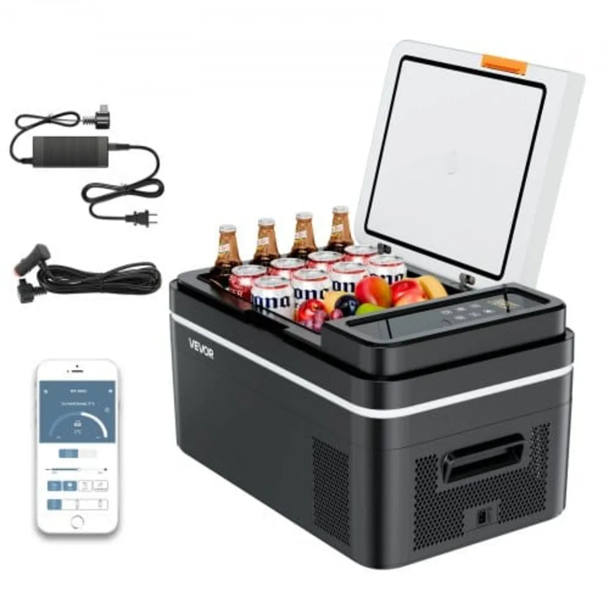 Car Refrigerator, DC 12/24V AC100-240V Compressor - Image 1