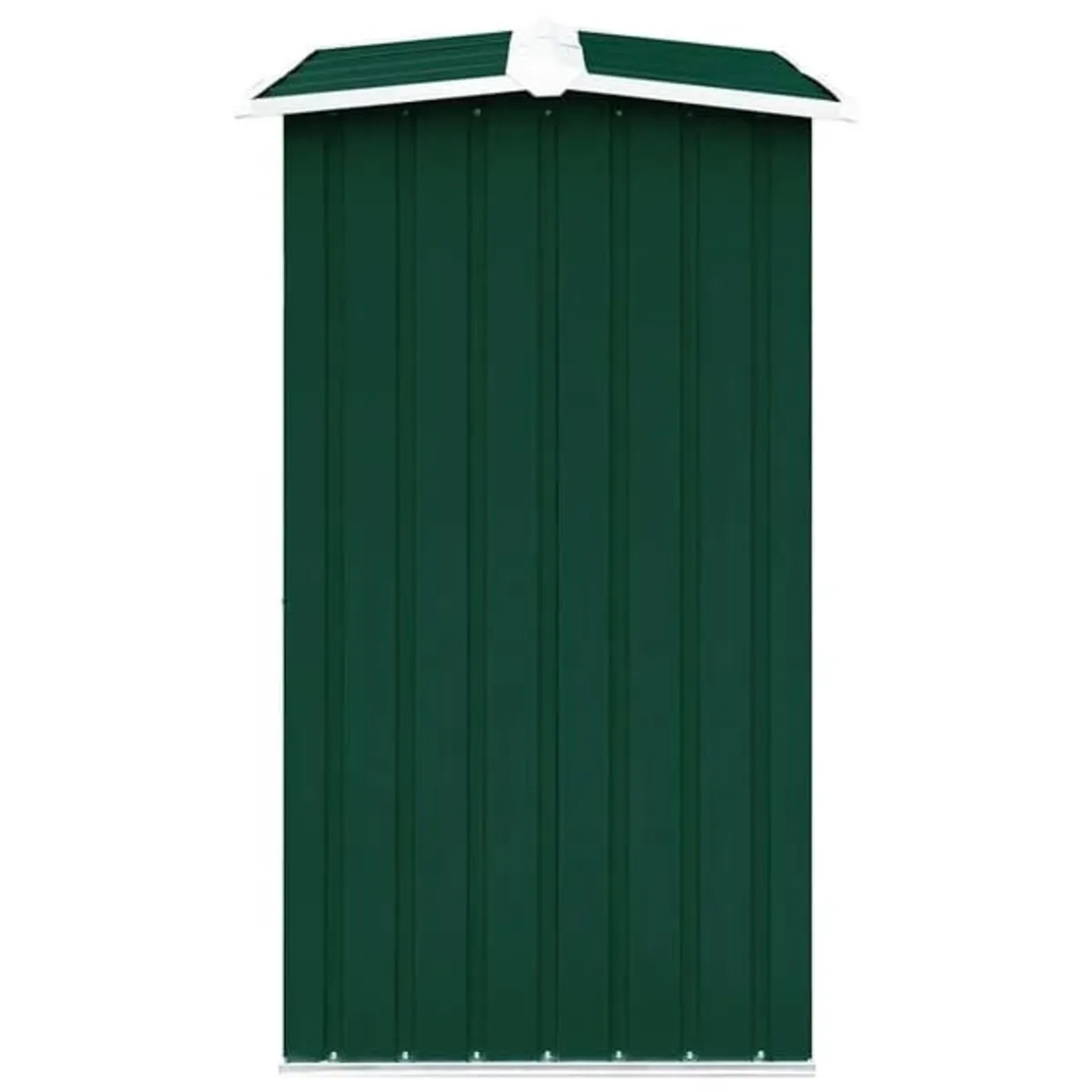 Log Storage Shed Galvanised Steel 172x91x154 cm Gr - Image 3