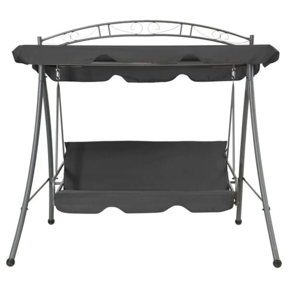 Outdoor Convertible Swing Bench with Canopy 198x12 - Image 4
