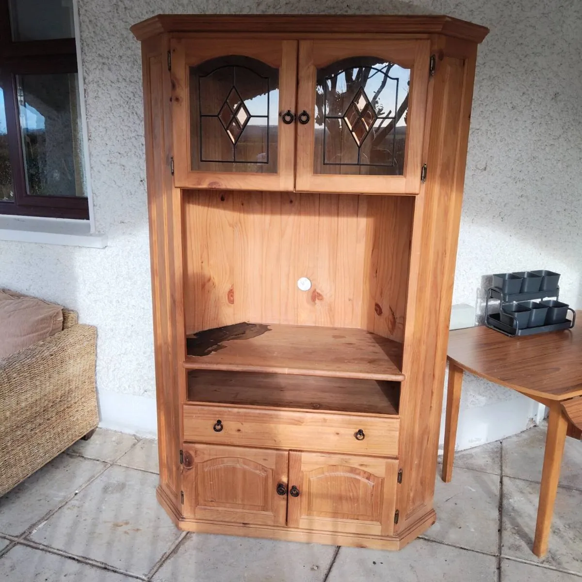 Pine Corner Cabinet - Image 1