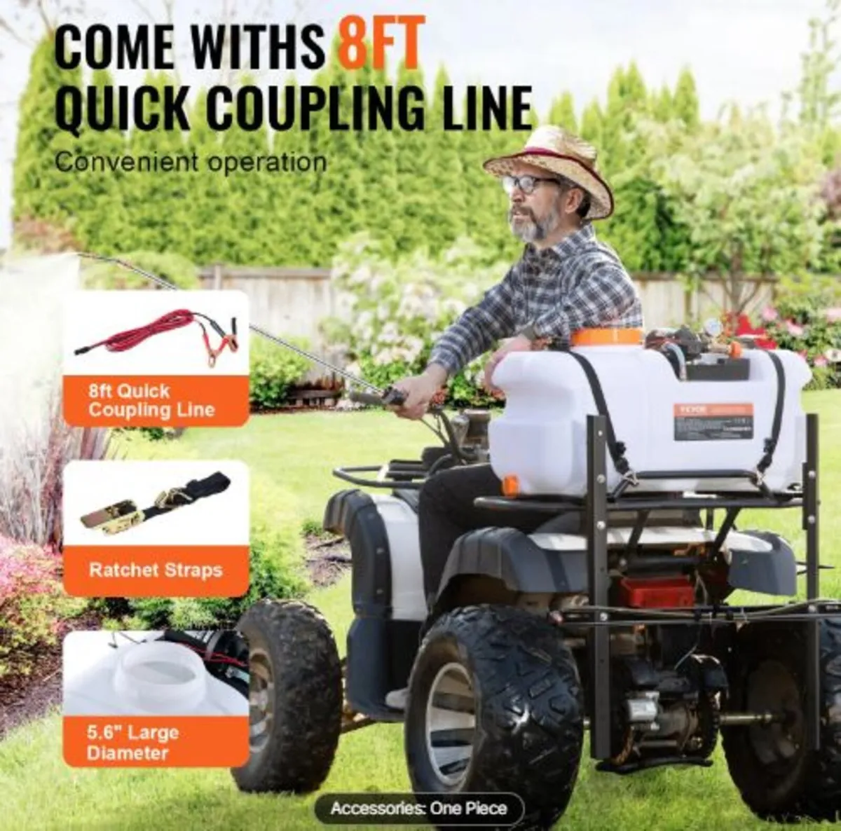ATV Spot Sprayer, 15.9 Gal/60 L ATV/UTV Broadcast - Image 4