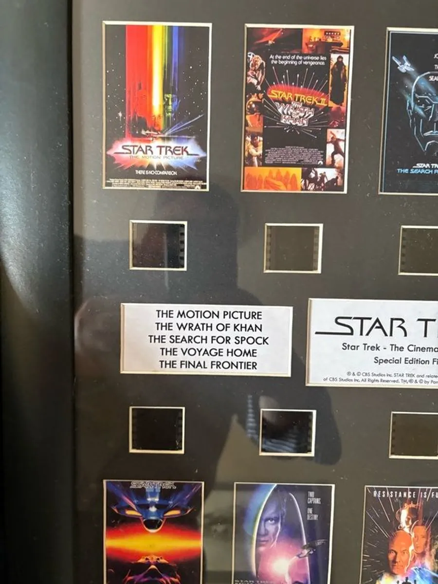 Limited edition Star Trek movie cell picture frame - Image 2