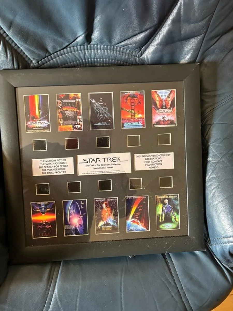 Limited edition Star Trek movie cell picture frame - Image 1