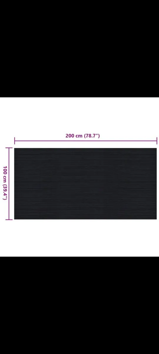Floor Mat with Fine Rib 1 x 2 m Black Rubber

Desc - Image 2