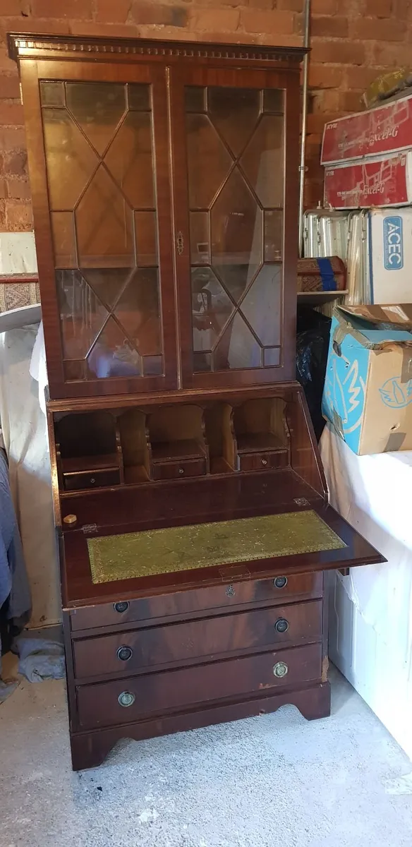 Book case writing bureau - Image 2