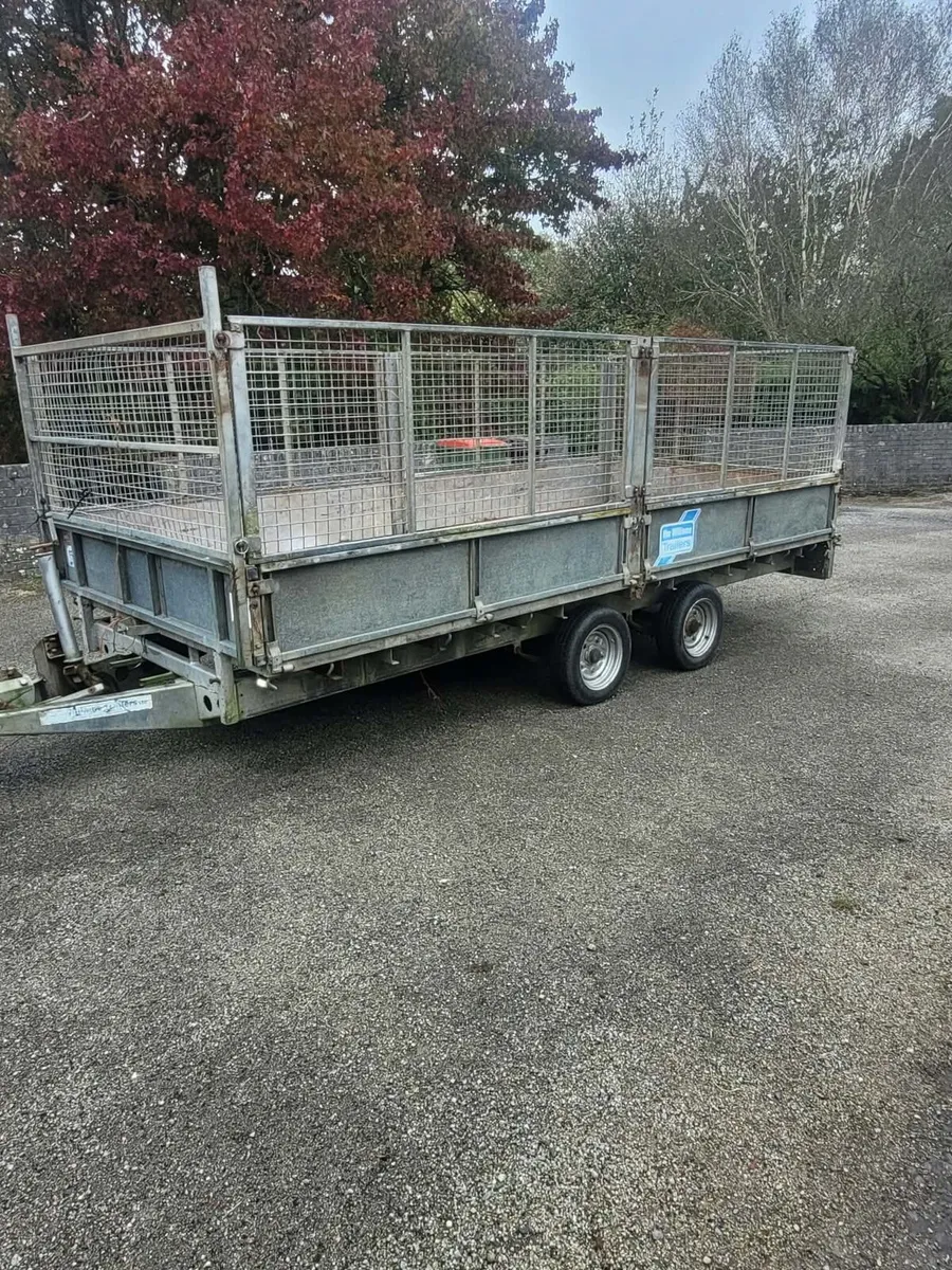 14x6'6 ifor Williams drop sides trailer with creel - Image 2