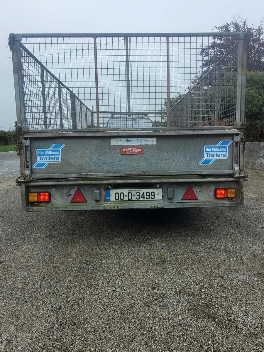 14x6'6 ifor Williams drop sides trailer with creel - Image 3