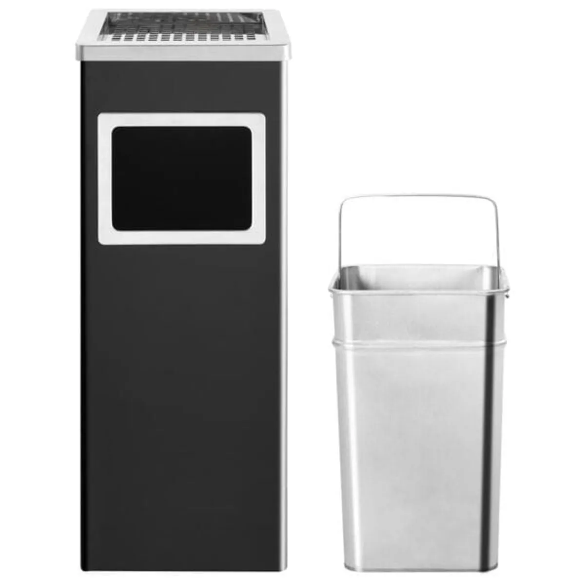 Ashtray Dustbin 36 L Steel Black

Description
Char - Image 1
