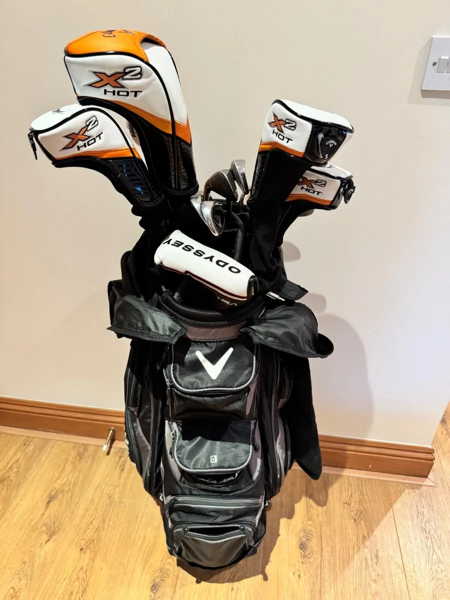 Callaway  X2 Hot golf set + bag + Powakaddy cart - Image 1