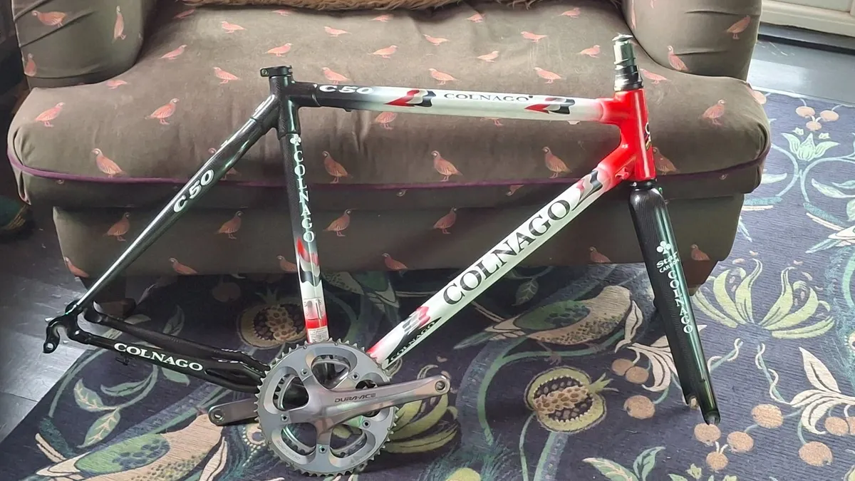 2005 Colnago C50 HP Carbon Frameset (Team Milram P - Image 1