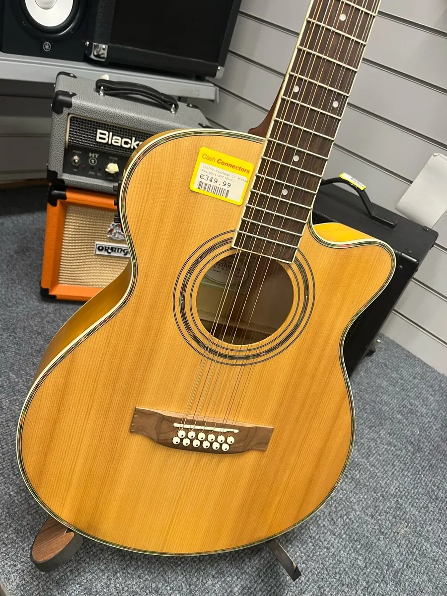 Freshman FA1AM12 Semi Acoustic 12 String Guitar - Image 2
