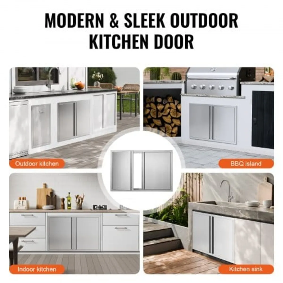 BBQ Access Door, 914x610 mm Double Outdoor Kitchen - Image 4