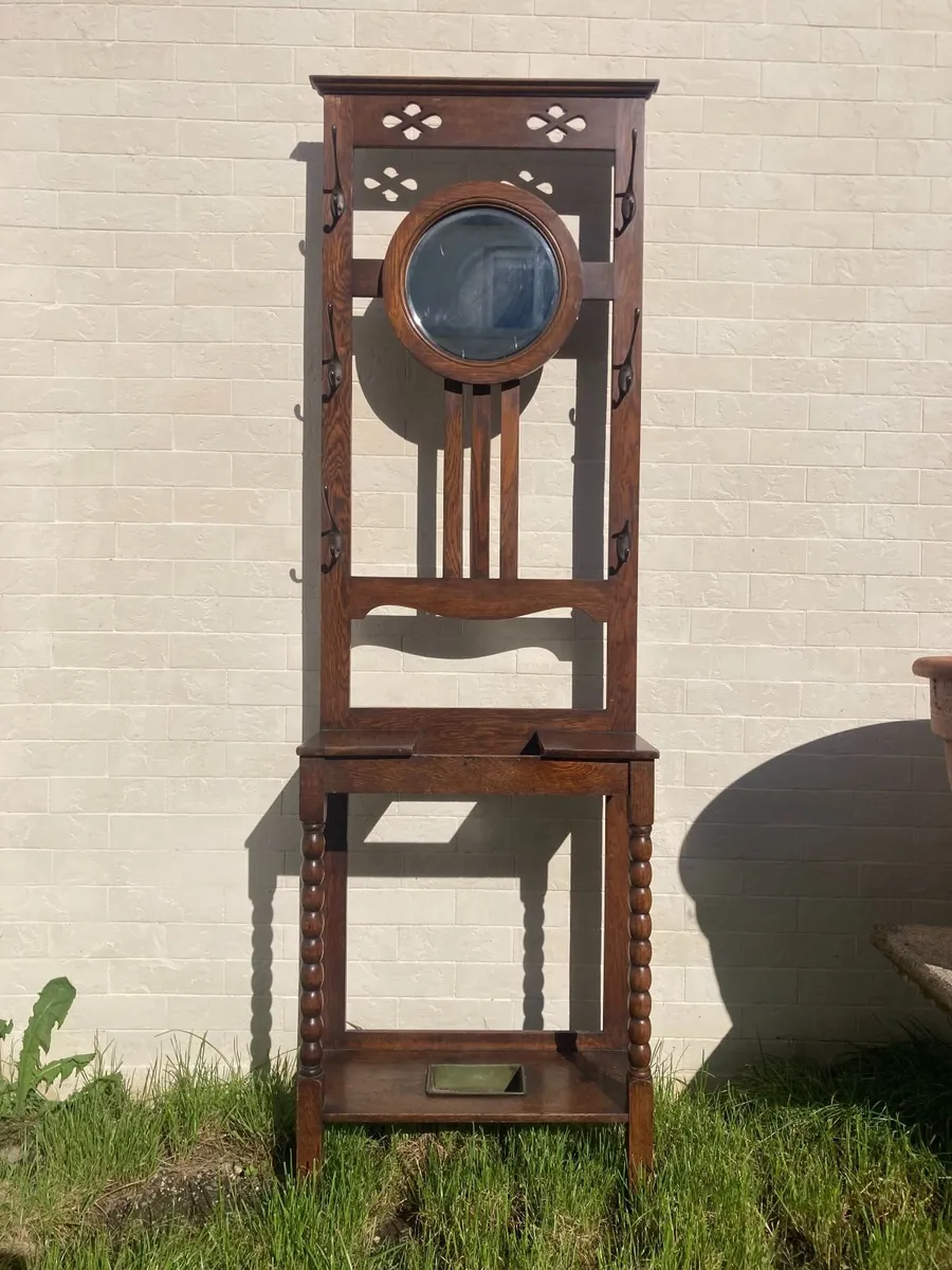 Hall Stand - Neat Size - Antique - Image 2