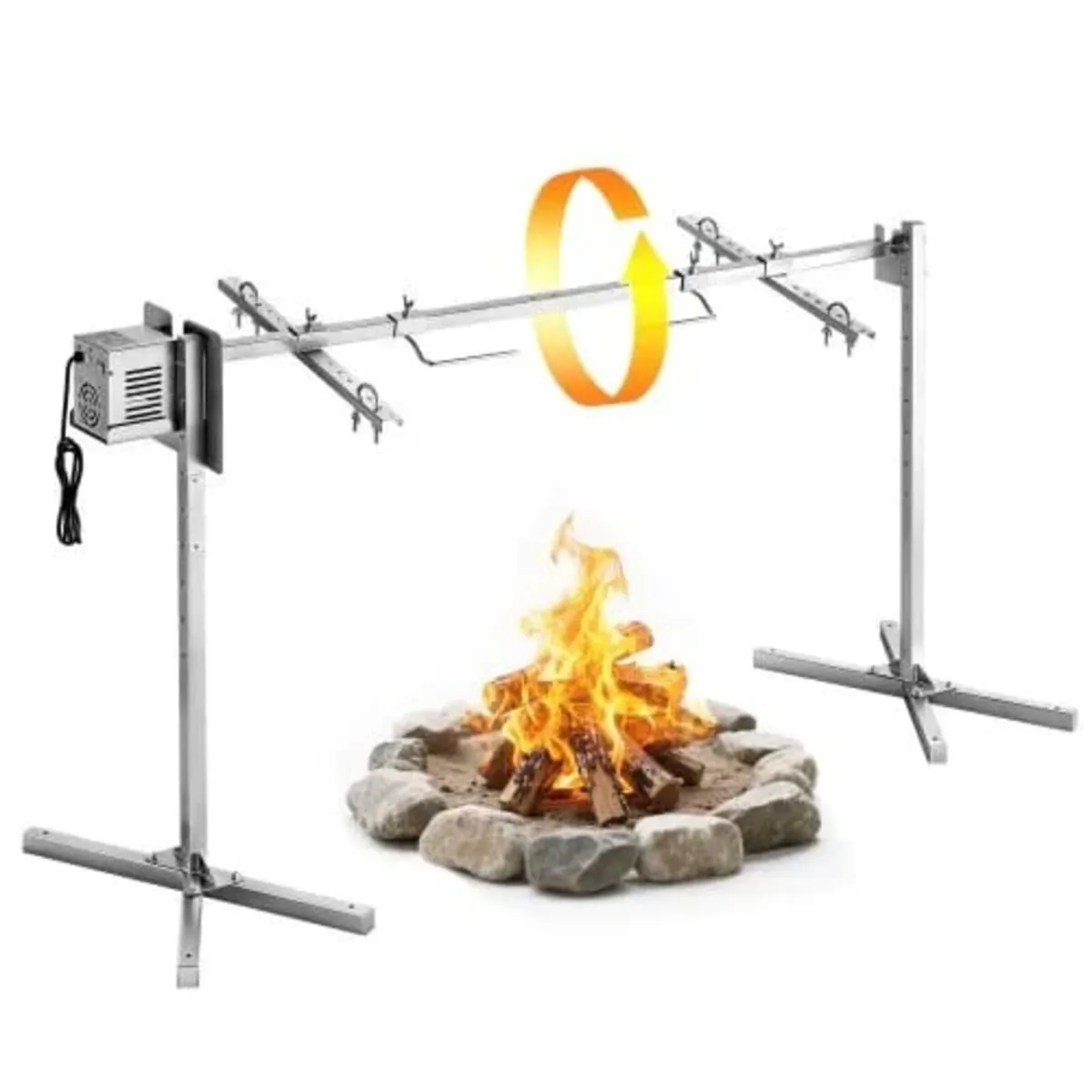 Rotisserie Grill, AC220-240V 8 Level Height Electr - Image 1