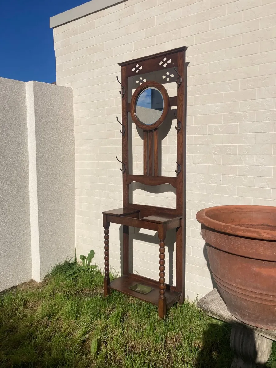 Hall Stand - Neat Size - Antique - Image 3