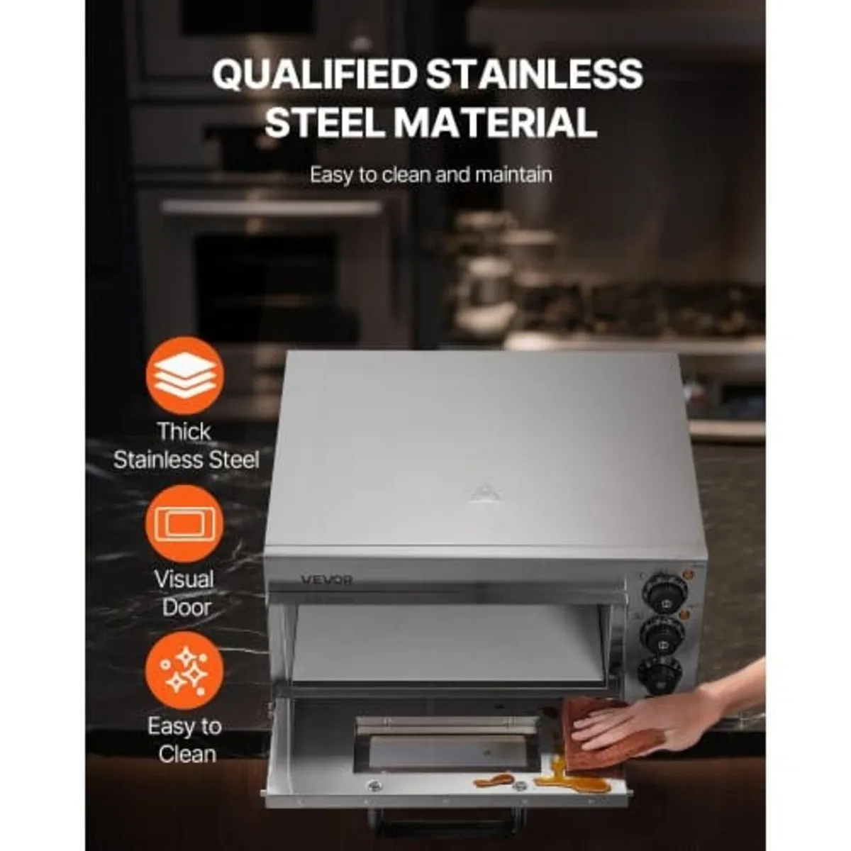 Commercial Countertop Pizza Oven Electric Pizza Ov - Image 2