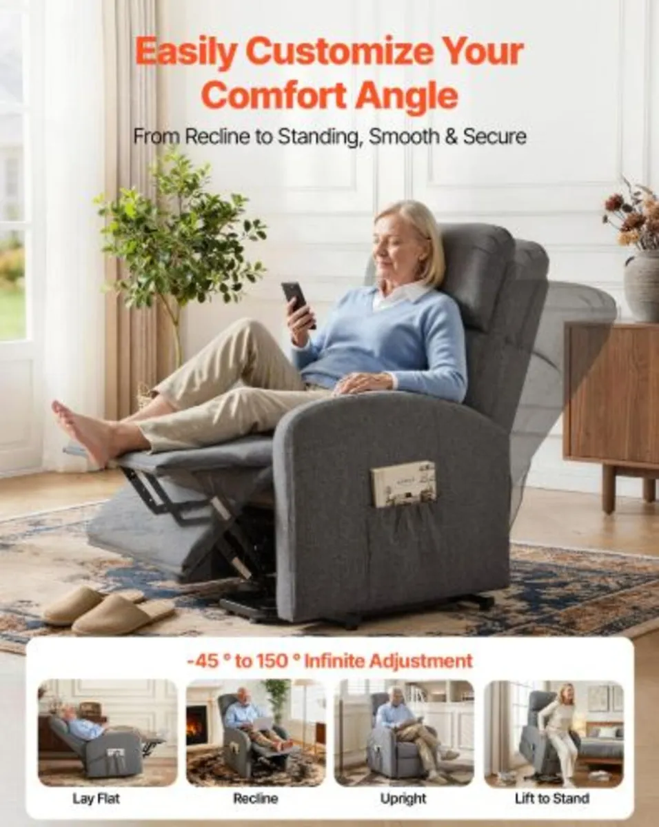 Power Lift Recliner Chair, Electric Lift Chair - Image 2