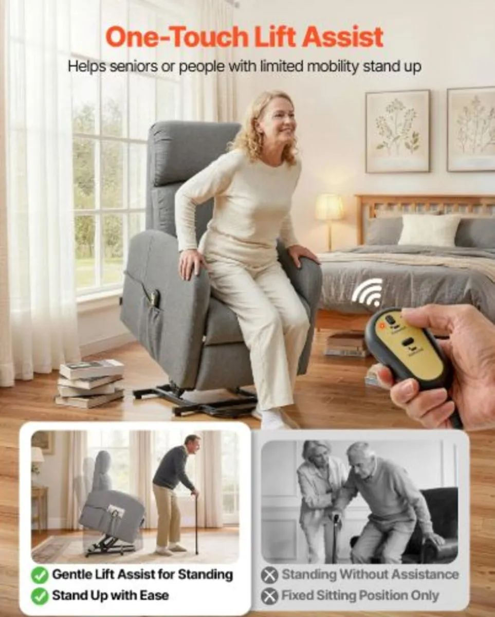 Power Lift Recliner Chair, Electric Lift Chair - Image 3