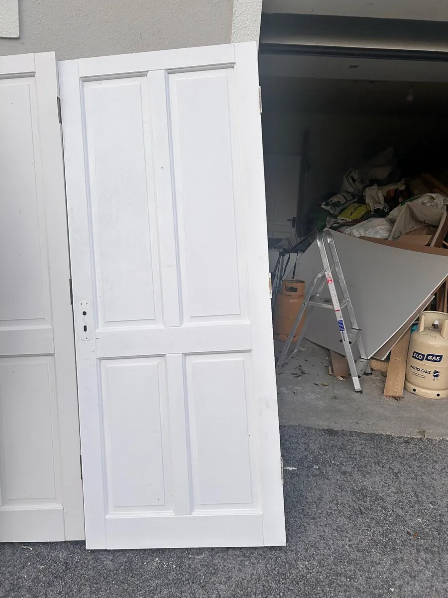 Red Deal doors Painted - Image 1