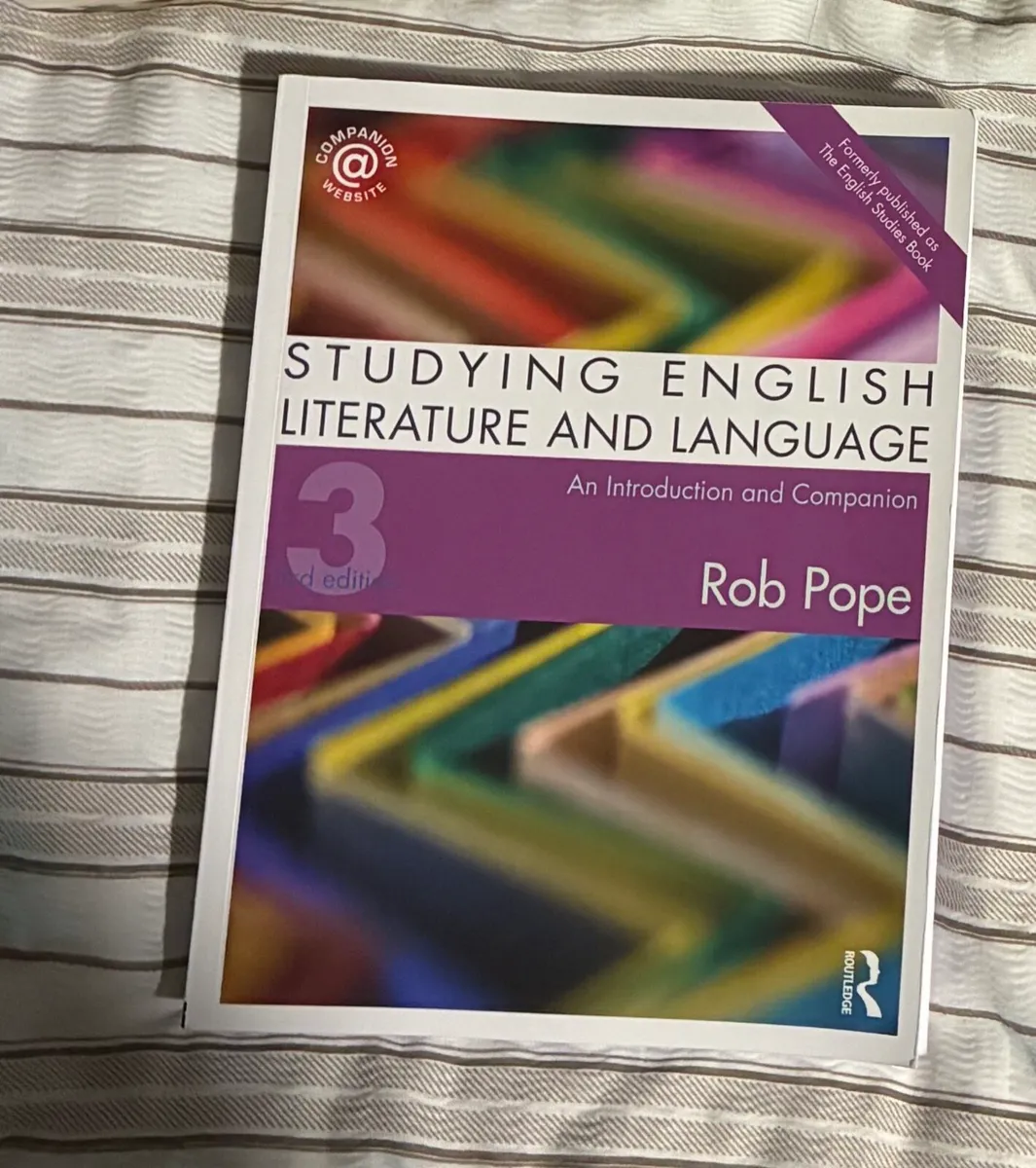 STUDYING ENGLISH LITERATURE AND LANGUAGE
