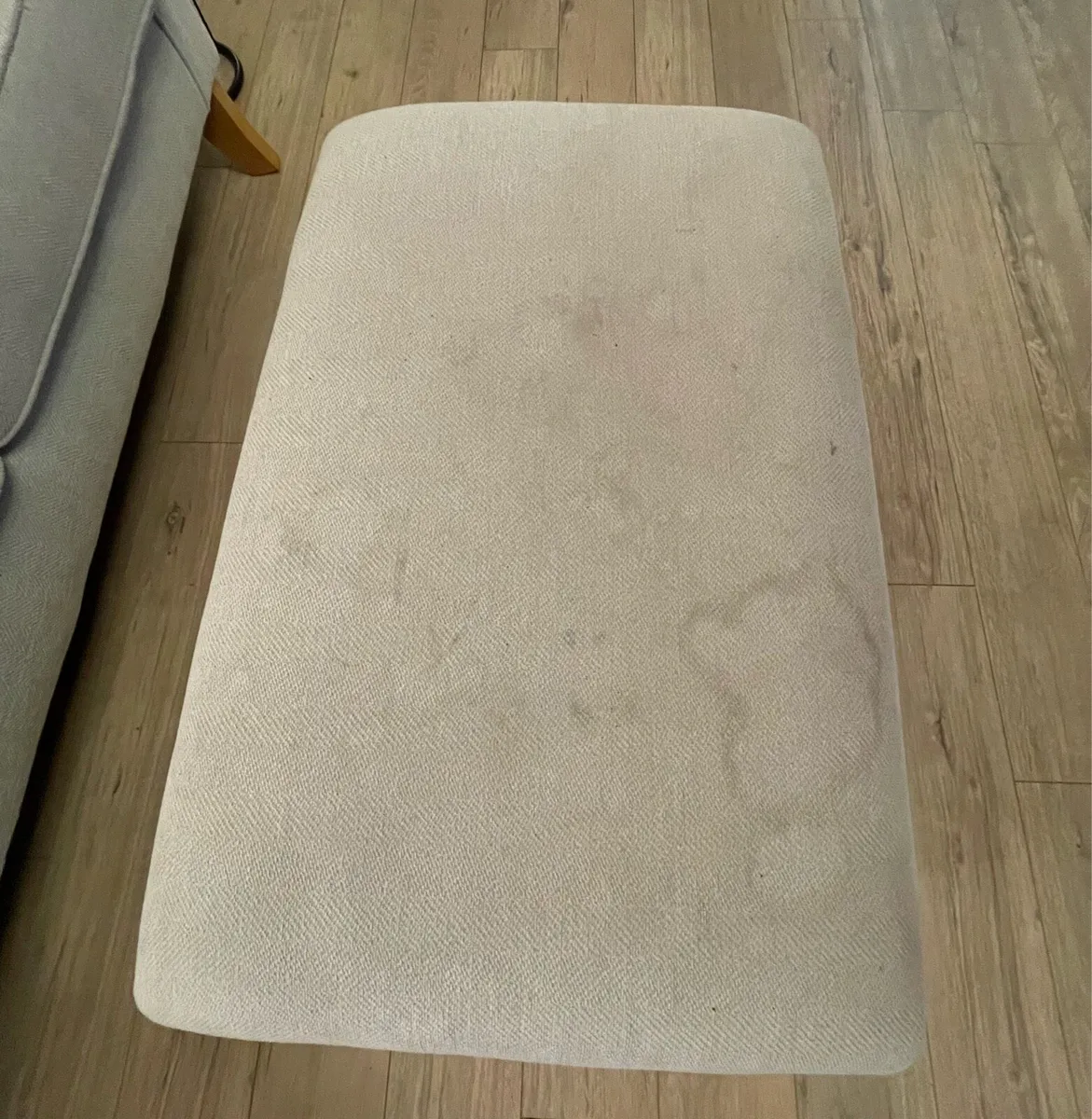 3 seater sofa and foot stool - Image 3