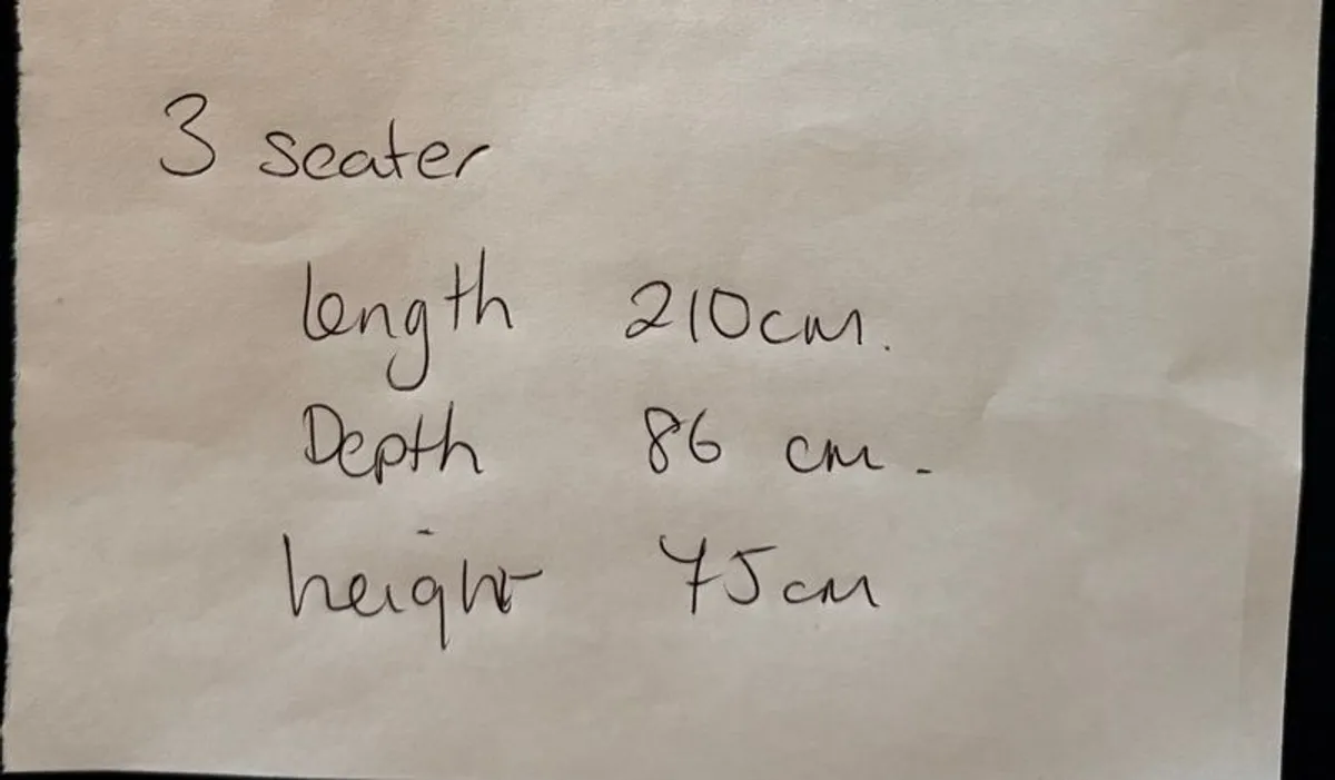 3 Seater sofa - Image 4