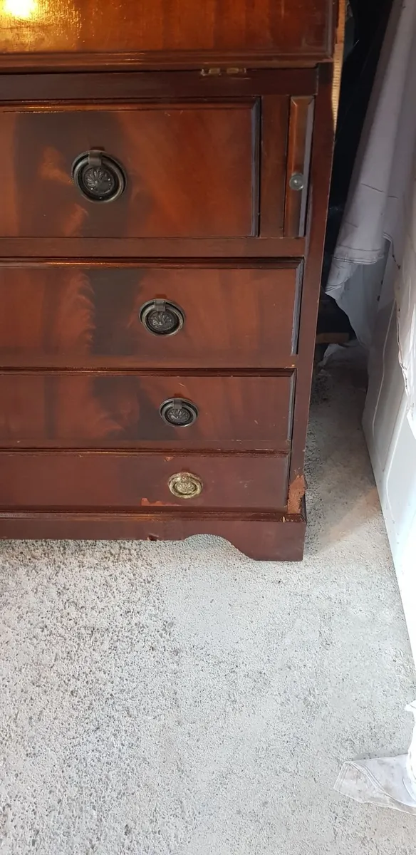 Writing bureau book case - Image 3