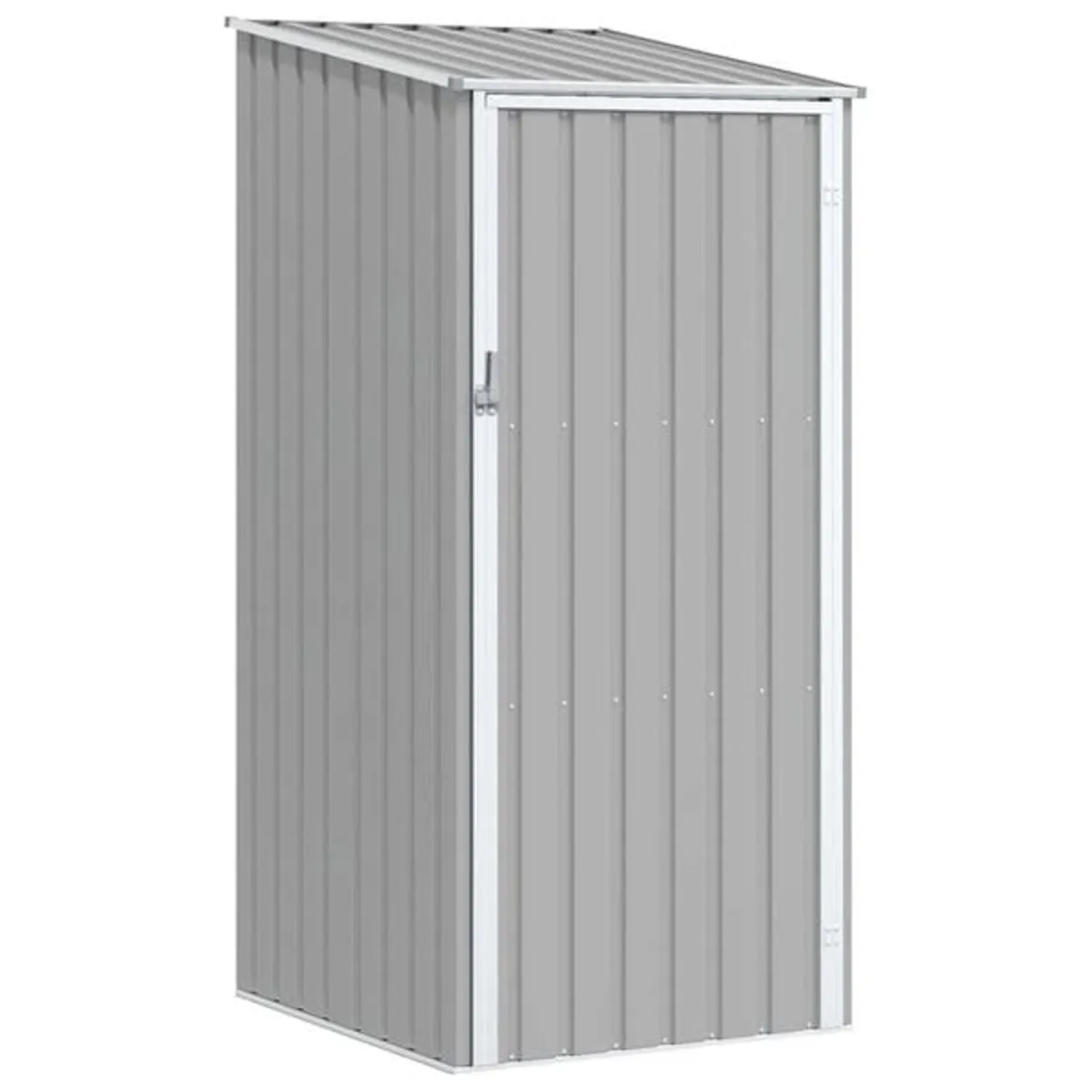 Garden Shed Grey 87x98x159 cm Galvanised Steel

De - Image 4