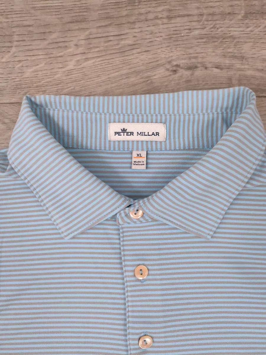 Peter Millar Long Sleeve Golf Polo Shirt Mens XL - Image 4