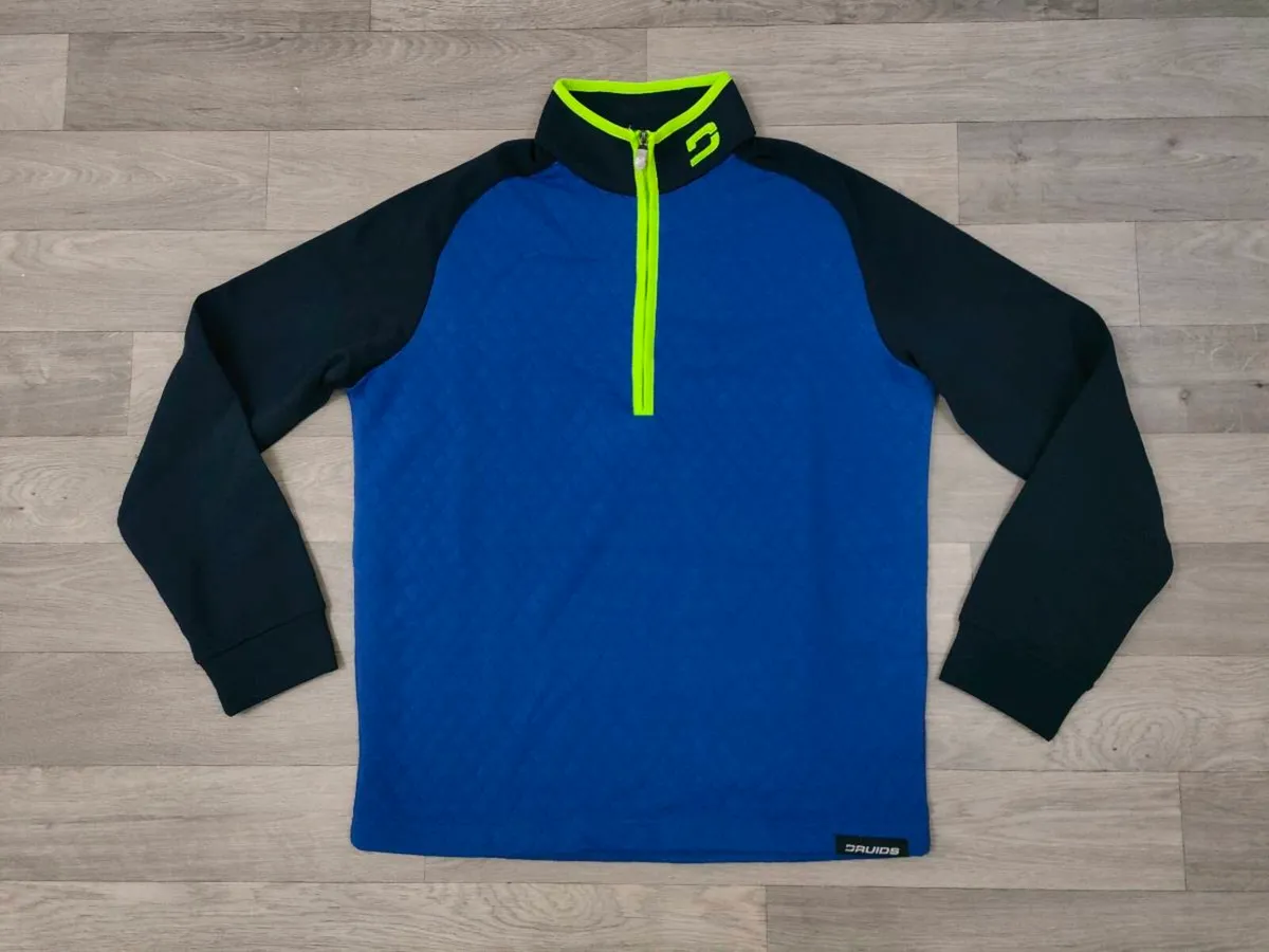 Druids Golf Half Zip Jumper Mens Small - Image 1