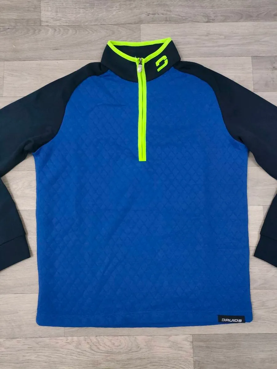 Druids Golf Half Zip Jumper Mens Small - Image 2