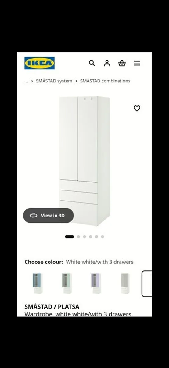 IKEA Smastad/Platsa Wardrobe - Image 1