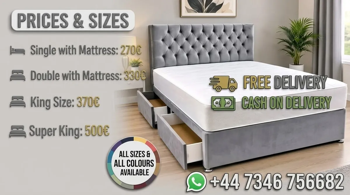 Divan Base & Mattress – Made to Order | COD Availa - Image 1