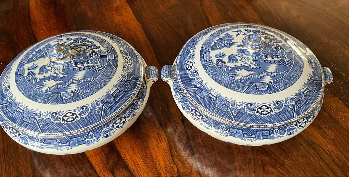 ARKLOW Pr. Willow Pattern Vegetables Tureens - Image 2
