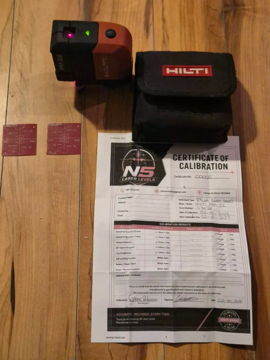 Hilti plumb laser - Image 1