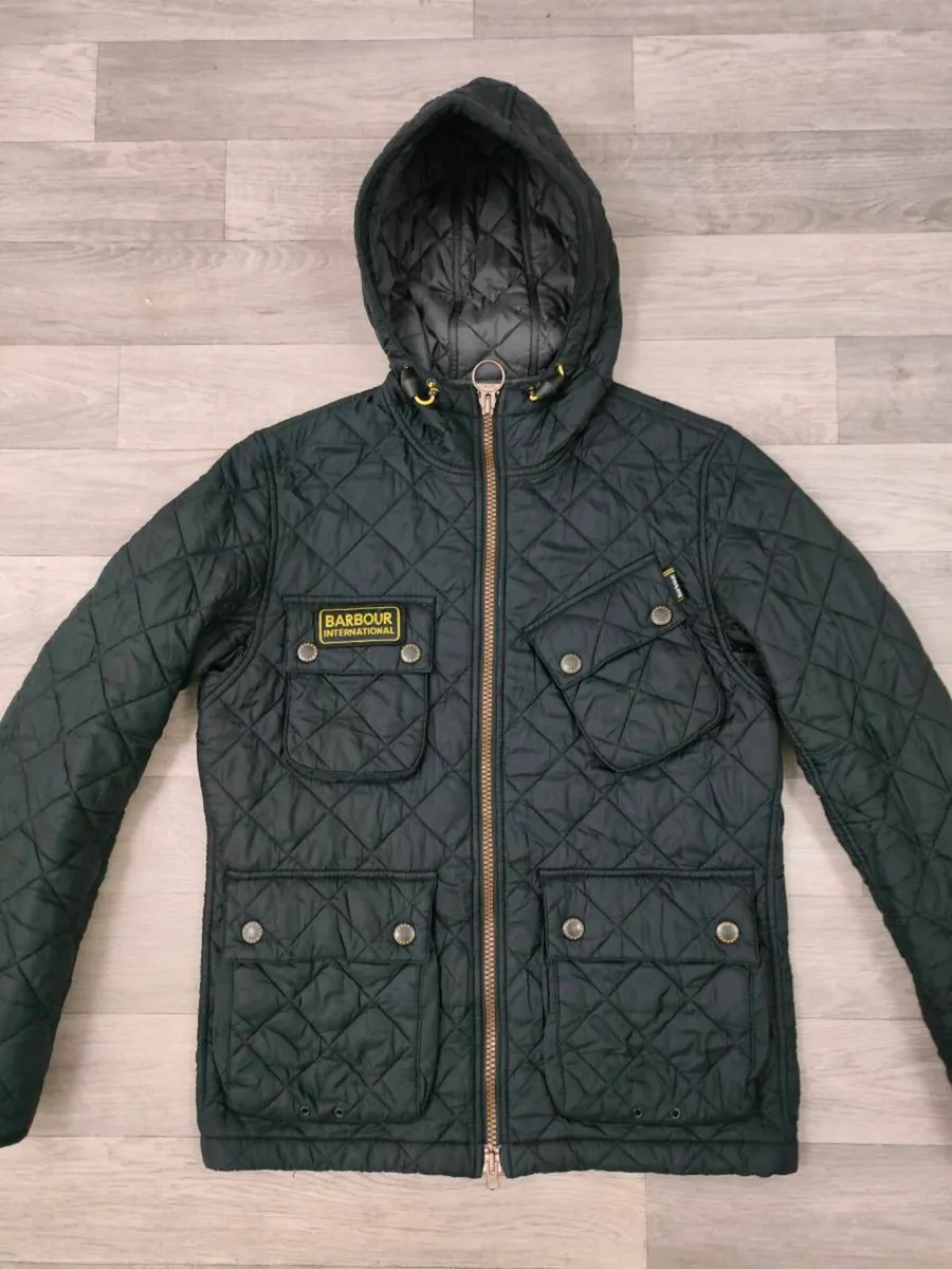 Barbour International Paxton Quilted Jacket S/M - Image 2