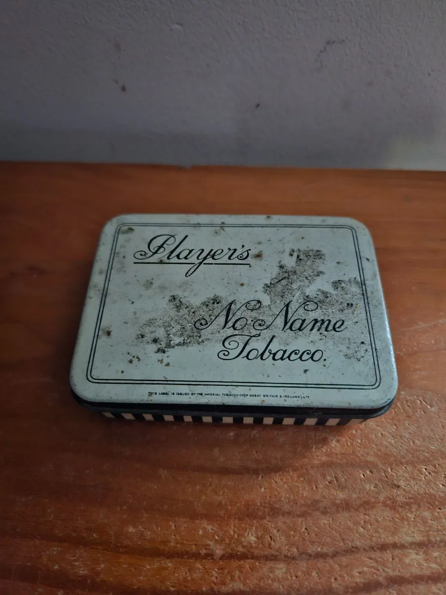 Vintage Players No Name Tobacco Tin - Image 1