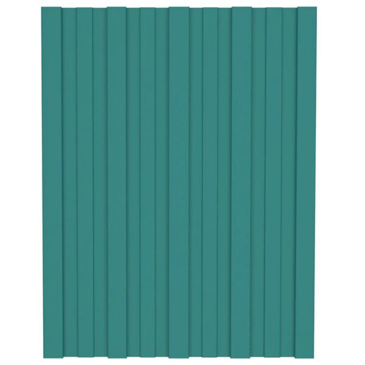Roof Panel 12 pcs Green 60 x 45 cm Galvanised stee - Image 3