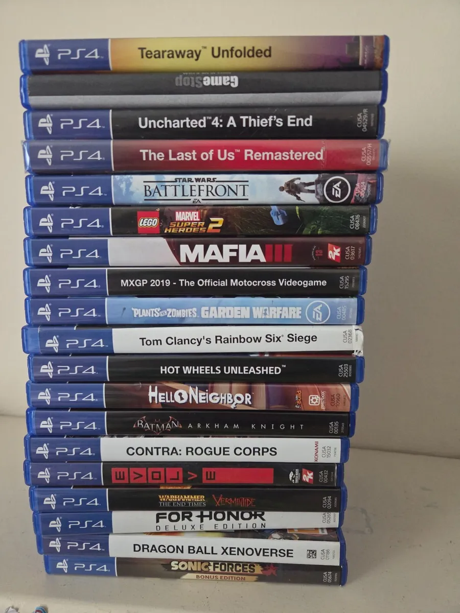 🎮 PS4 Games Bundle – 18 Games – €75