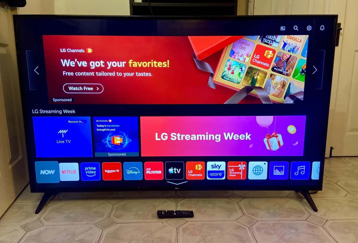 LG 65 inch 4k Smart TV - Image 1